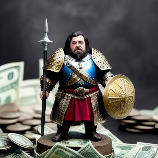 dwarf on money